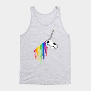 Dripping Unicorn Skull Tank Top